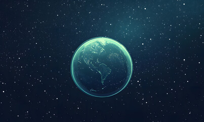 Fototapeta premium graphics of space, planets, and astronauts on a white background.