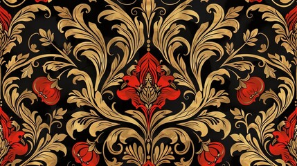 Colourful pattern wallpaper