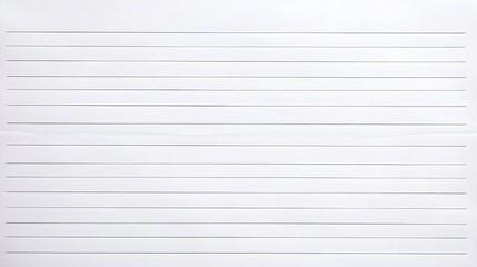 Fototapeta premium Close-Up of Lined White Notebook Paper.