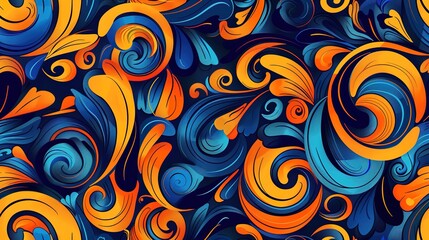 Bold pattern wallpaper