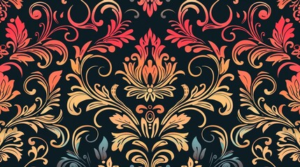 Bold pattern wallpaper