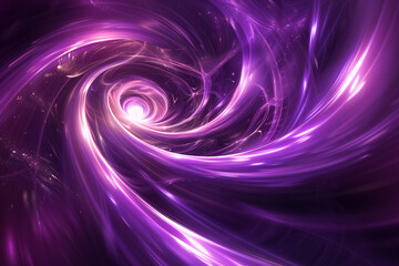 Obraz premium Vibrant abstract design with swirling cosmic energy in purple and pink hues, creating a dynamic and energetic background for creative, futuristic, and sci-fi-themed projects.