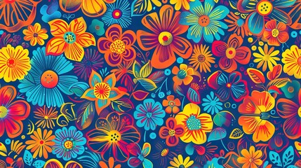 colourful seamless pattern wallpaper