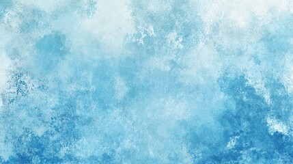 Obraz premium An abstract watercolor texture in varying shades of blue, creating a calm and dreamy atmosphere.