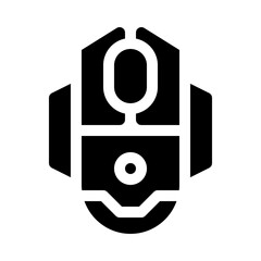 gaming mouse glyph icon
