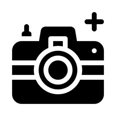 camera glyph icon