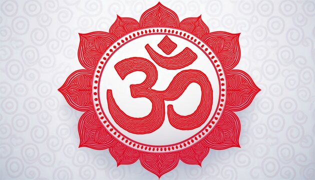 Om or Aum sign and symbol of hinduism