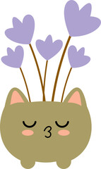 Cute Plant Character Illustration