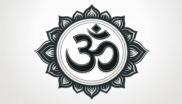 Om or Aum sign and symbol of hinduism