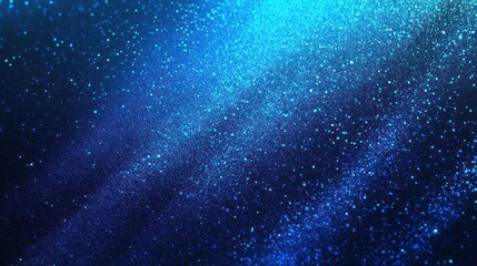 Fototapeta premium A mesmerizing display of sparkling blue particles creating a cosmic ambiance.