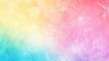 A vibrant, colorful gradient background featuring hues of pink, yellow, and blue, creating a cheerful and uplifting atmosphere.