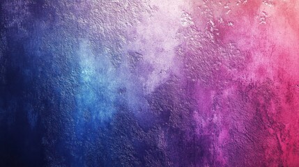 Fototapeta premium Abstract textured gradient with deep blues, purples, and vibrant pinks.