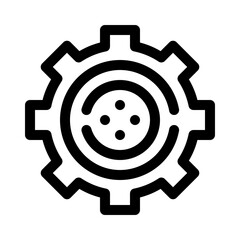 Gear Wheel line icon