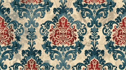 vintage vibe pattern wallpaper