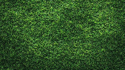 Fototapeta premium Artificial Green grass texture seamless background, top view