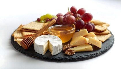 Cheese and Honey Appetizer Platter