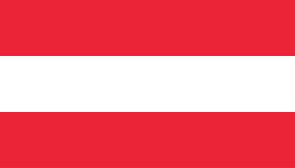 Flag of Austria. Vector illustration