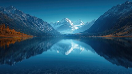 Mountain Lake Reflection
