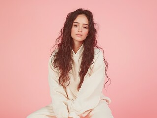 Mimimalist Portrait Photography of A Latina Fitness Beauty Model