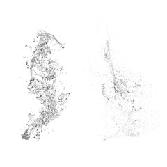 water splash transparent background