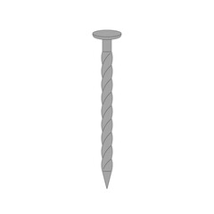 screw nail, clip art, vector Illustration, isolated, icon illustration