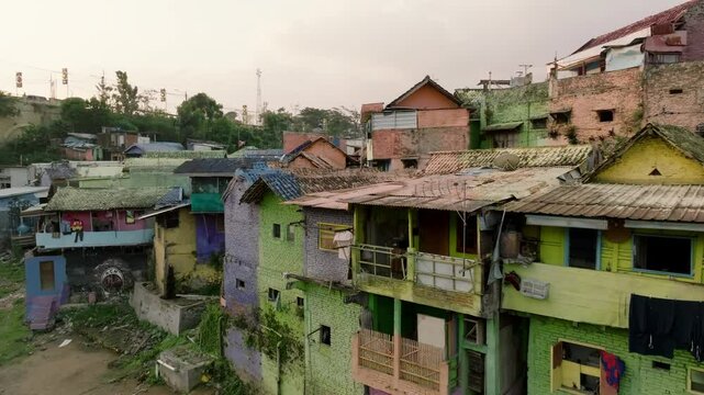 Jodipan Village Malang Drone (Java - Indonesia)