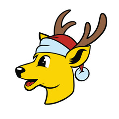 Christmas Decoration Flat Design Accessories Logo Icon Art Vector