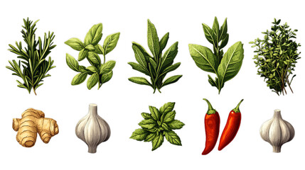 Fresh Herbs and Spices: A Culinary Collection