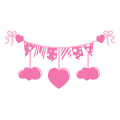 Baby shower Flag