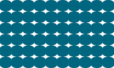 seamless pattern with round squares, blue green gray tone and white round block horizontal strip repeat pattern, replete image, design for fabric printing