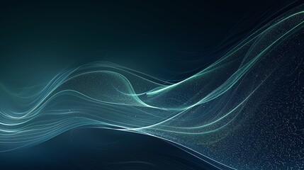 A mesmerizing abstract background featuring smooth, flowing lines in shades of blue, creating a serene and modern atmosphere.