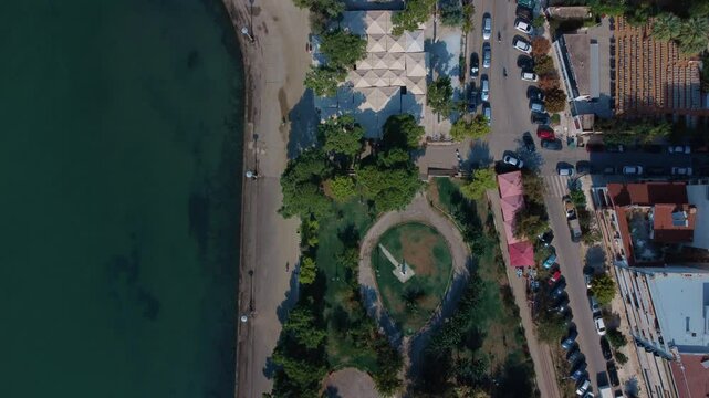 Aerial shot, Volos , Central Greece 

