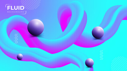 Colorful luxury abstract fluid background design liquid gradient