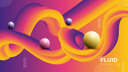 Colorful luxury abstract fluid background design liquid gradient