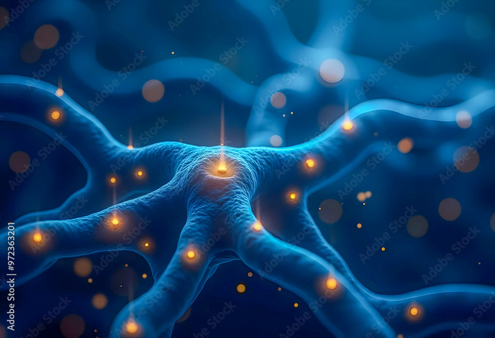 Poster abstract neural network connections