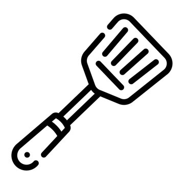 recommend clip art: spatula Line Icon