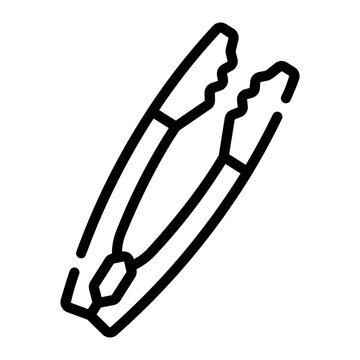 recommend clip art: tweezers Line Icon