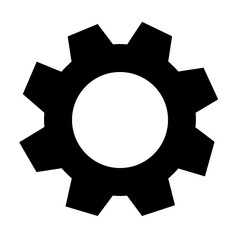 Gearwheel Solid Icon