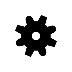 Gearwheel Solid Icon