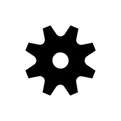 Gearwheel Solid Icon