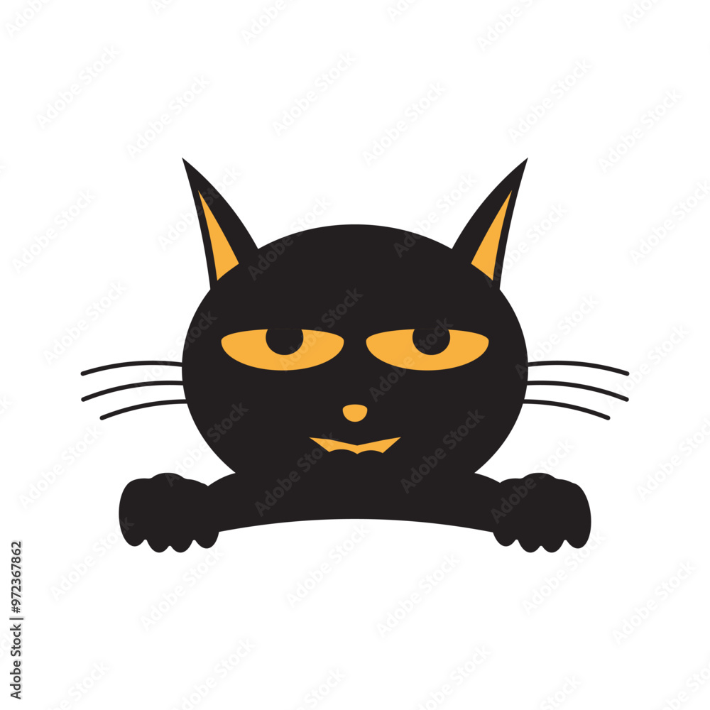 Canvas Prints Halloween Cat Icon