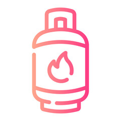 gas Line Gradient Icon