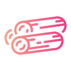 wood Line Gradient Icon