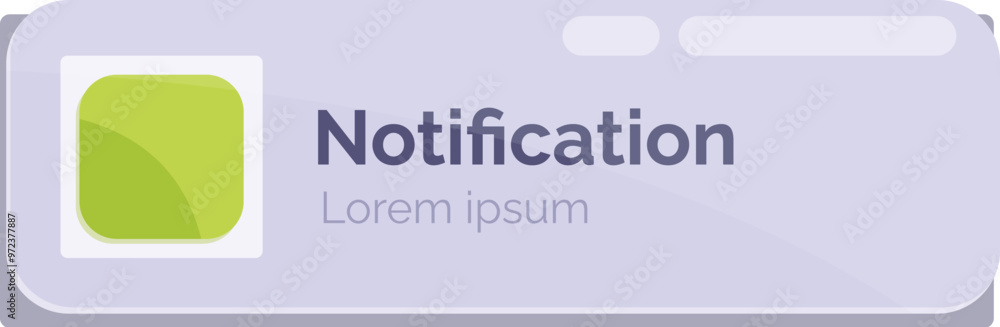 Poster notification banner is popping up on a device, showing a new message and alerting the user