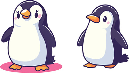 Vector illustration penguin