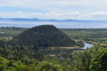 The dramatic landscapes of Tongariro National Park where Mordor and Mount Doom was filmed in the Lord of the Rings