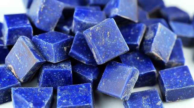 Multicolored lapis lazuli chocolate