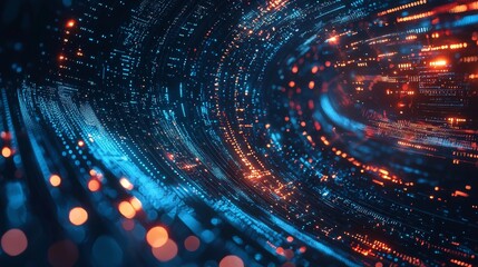 Abstract Technology Background for Digital Designs Generative AI