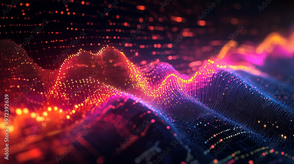 Poster forex colorful diagrams and stock market data with lines and dynamics