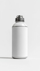 A white spray can